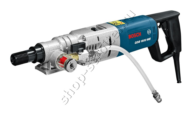Увеличенная фотография Электрическая дрель Bosch GDB 1600 WE (для алмазного сверления) в чемодане